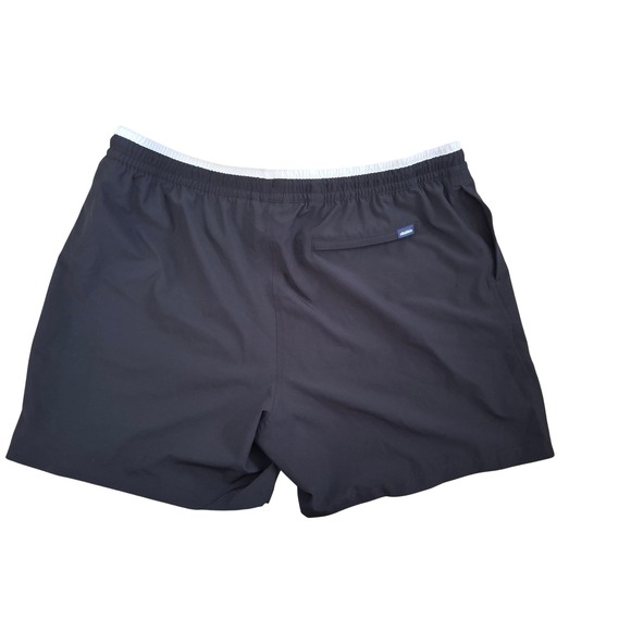 Chubbies Black Swim Trunks Men's XXL 5.5 Inch Inseam Elastic Waist Drawstring - Picture 2 of 4